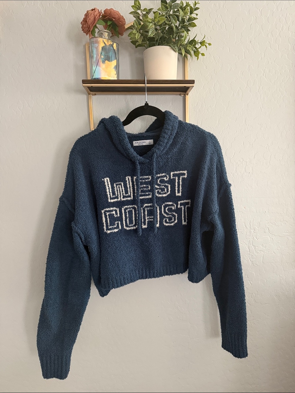Arizona Jean Company Navy Cozy 'West Coast' Hooded Sweater